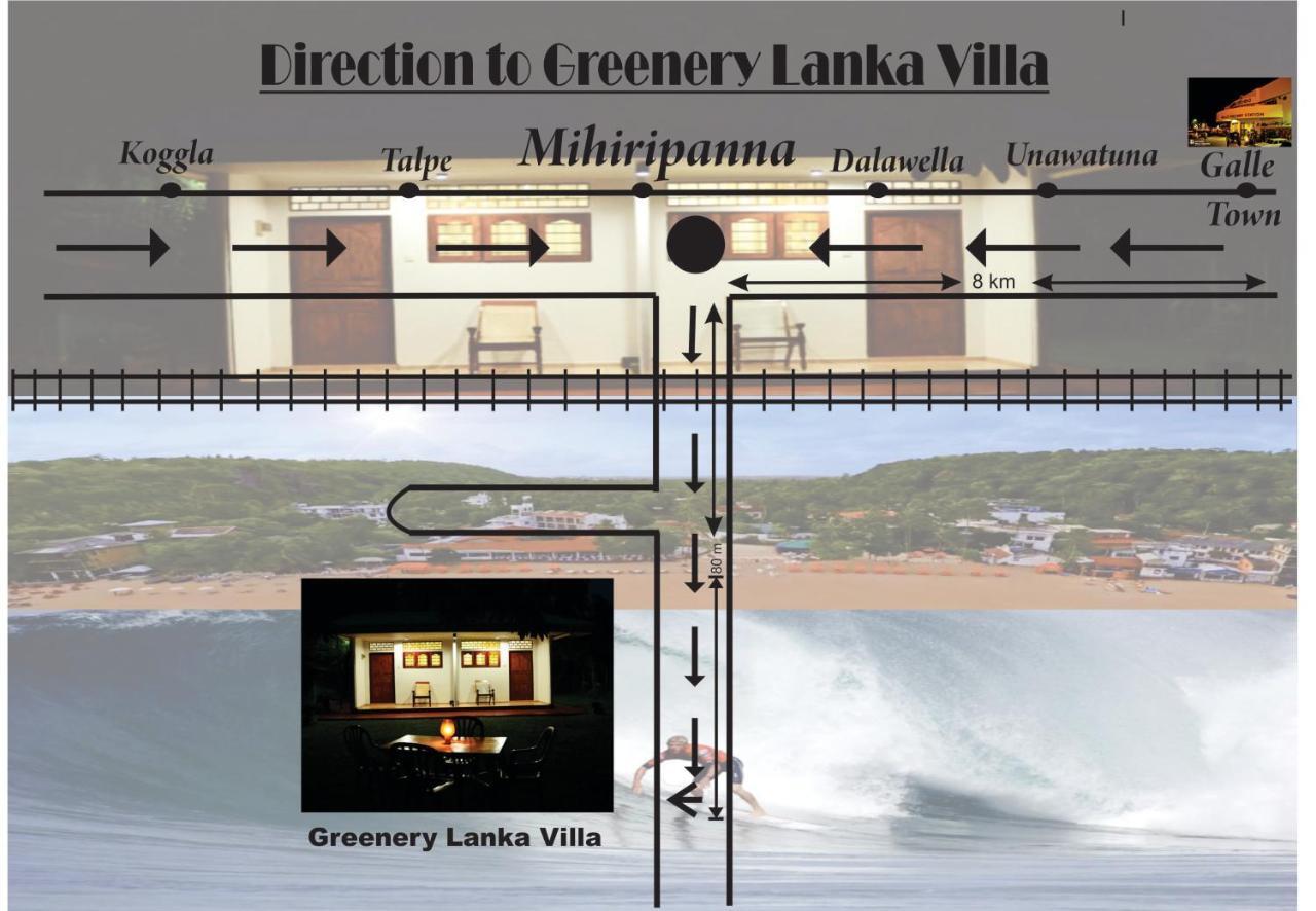 Greenery Lanka Villa Unawatuna Eksteriør billede